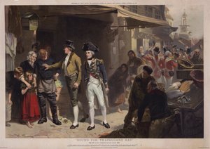 Auf dem Weg nach Trafalgars Bucht, Nelson verlässt Portsmouth für die Victory