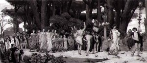 Die Daphnephoria, gedruckt in Paris von Photogravure Goupil, veröffentlicht von The Fine Art Society von Frederic (after) Leighton