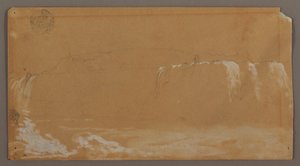American Falls, Goat Island und Teil der Horseshoe Falls, gesehen vom kanadischen Ufer des Niagara River von Frederic Edwin Church