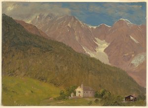 Eine Alpenlandschaft in der Schweiz