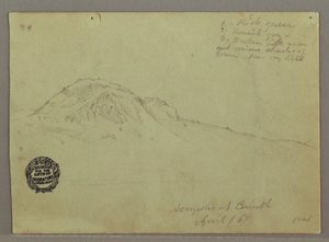 Kahle Hügel, Akropolis von Korinth, Griechenland von Frederic Edwin Church