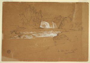 Kaskaden des Ausable River, nahe Keeseville, New York von Frederic Edwin Church