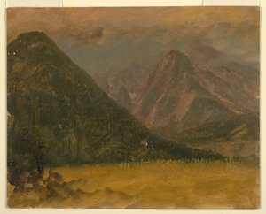Alpenlandschaft, Bayern oder Schweiz, 1868 von Frederic Edwin Church