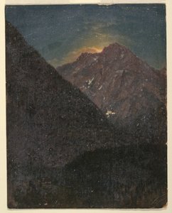 Alpenlandschaft (Bayern oder Schweiz), 1868