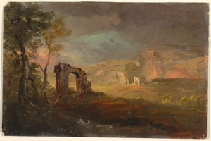 Campagna-Fantasie, wahrscheinlich 1868–69