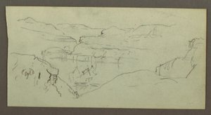 Schlucht, möglicherweise 1868 von Frederic Edwin Church
