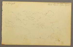 Wolkenstudie, 1844 von Frederic Edwin Church
