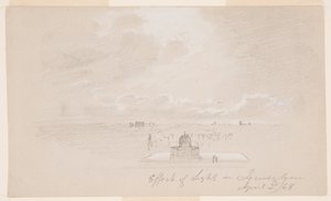 Lichteffekt auf Jerusalem, 2. April 1868 von Frederic Edwin Church