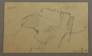 El Yemen Tal, Arabien: Felswand, 20. Februar 1868 von Frederic Edwin Church