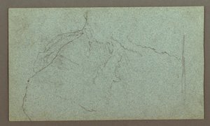 Zeichnung, Wasserfälle, möglicherweise 1868 von Frederic Edwin Church