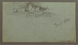 Schwimmender Eisberg, möglicherweise Juni 1874 von Frederic Edwin Church