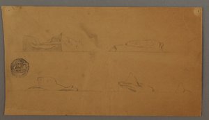 Schwebende Eisberge, möglicherweise 1859 von Frederic Edwin Church