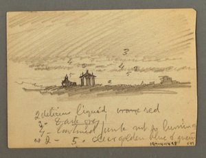 Befestigung von Klippen, Sion, Rhonetal, möglicherweise 1868 von Frederic Edwin Church