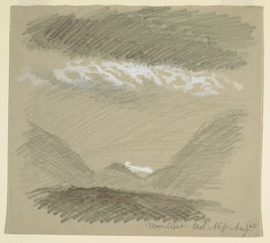 Von den Berner Alpen, Bel Alp, August 1868 von Frederic Edwin Church