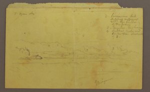 Goat Island und kanadische Wasserfälle von Frederic Edwin Church