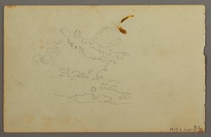 Hügelkette, möglicherweise 1844 von Frederic Edwin Church