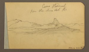 Hügel- und Bergketten, San Bernal Peak, 1889 von Frederic Edwin Church