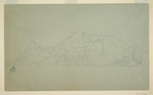 Zeichnung, Eisberg, Juni oder Juli 1859 von Frederic Edwin Church