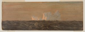 Zeichnung, Eisberge, Juni oder Juli 1859 von Frederic Edwin Church