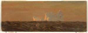 Zeichnung, Eisberge, Juni oder Juli 1859 von Frederic Edwin Church