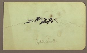 Itaccihuatl-Gipfel; Rückseite: Backofen, 1883 von Frederic Edwin Church