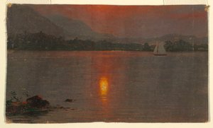 Lake Millinocket, Sonnenuntergang, 1870–80