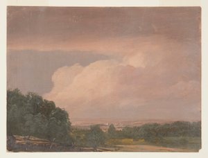 Landschaft (möglicherweise Hudson Valley), 1860–70 von Frederic Edwin Church