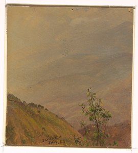 Zeichnung, Landschaft, Juli 1865