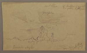 Landschaft; Rückseite: Himmel, August 1865 von Frederic Edwin Church