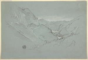 Landschaft aus den Alpen, August–September 1868 von Frederic Edwin Church