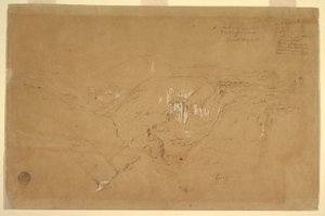 Landschaft mit Mount Purese, Kolumbien, 6. August 1853 von Frederic Edwin Church