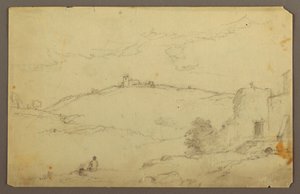 Landschaft mit Figuren, 1885 von Frederic Edwin Church