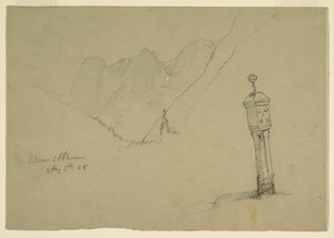 Landschaften zwischen Golling und Abtenau, 5. August 1868 von Frederic Edwin Church