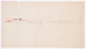 Millinocket-See, Blick auf den Mt. Katahdin von Frederic Edwin Church
