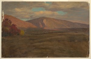 Zeichnung, Mt. Katahdin von Südwesten (?), 1870–80 von Frederic Edwin Church