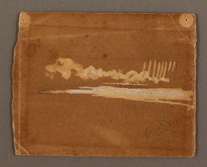 Zeichnung, Niagarafälle, möglicherweise 1856 von Frederic Edwin Church