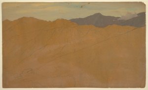 Palmen und Hausdächer, Ecuador, Mai 1857 von Frederic Edwin Church