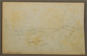 Popayán, Kolumbien; (Rückseite: Berglandschaft, Kolumbien) von Frederic Edwin Church