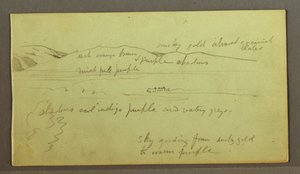 Fluss durch Berg, möglicherweise 1874