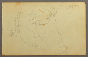 Felsen, 1844 von Frederic Edwin Church