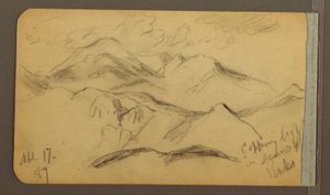 Raues Gebirge, 17. April 1889 von Frederic Edwin Church