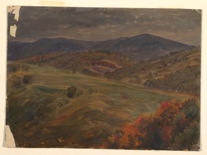 Szene in den Catskills, 1870–80 von Frederic Edwin Church