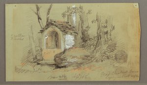 Schrein im Wald, September 1868