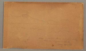 Seitenansicht eines Gebäudes, Fenster, 29. Mai 1868