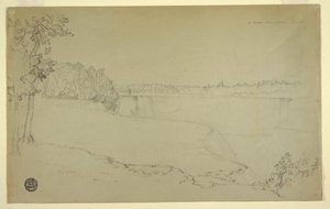 Studien: Die Niagarafälle, wahrscheinlich 1856 von Frederic Edwin Church