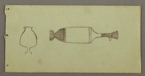 Studien von Objekten aus dem Athener Museum, möglicherweise 1869