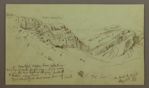 Studie von der Seite eines Tals, 4. Mai 1868 von Frederic Edwin Church