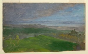 Sommeransicht, Hudson Valley, New York, 1870–80 von Frederic Edwin Church