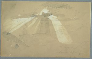 Sonne scheint durch Wolken, Jamaika von Frederic Edwin Church