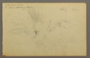 Sonne hinter Wolken von Frederic Edwin Church